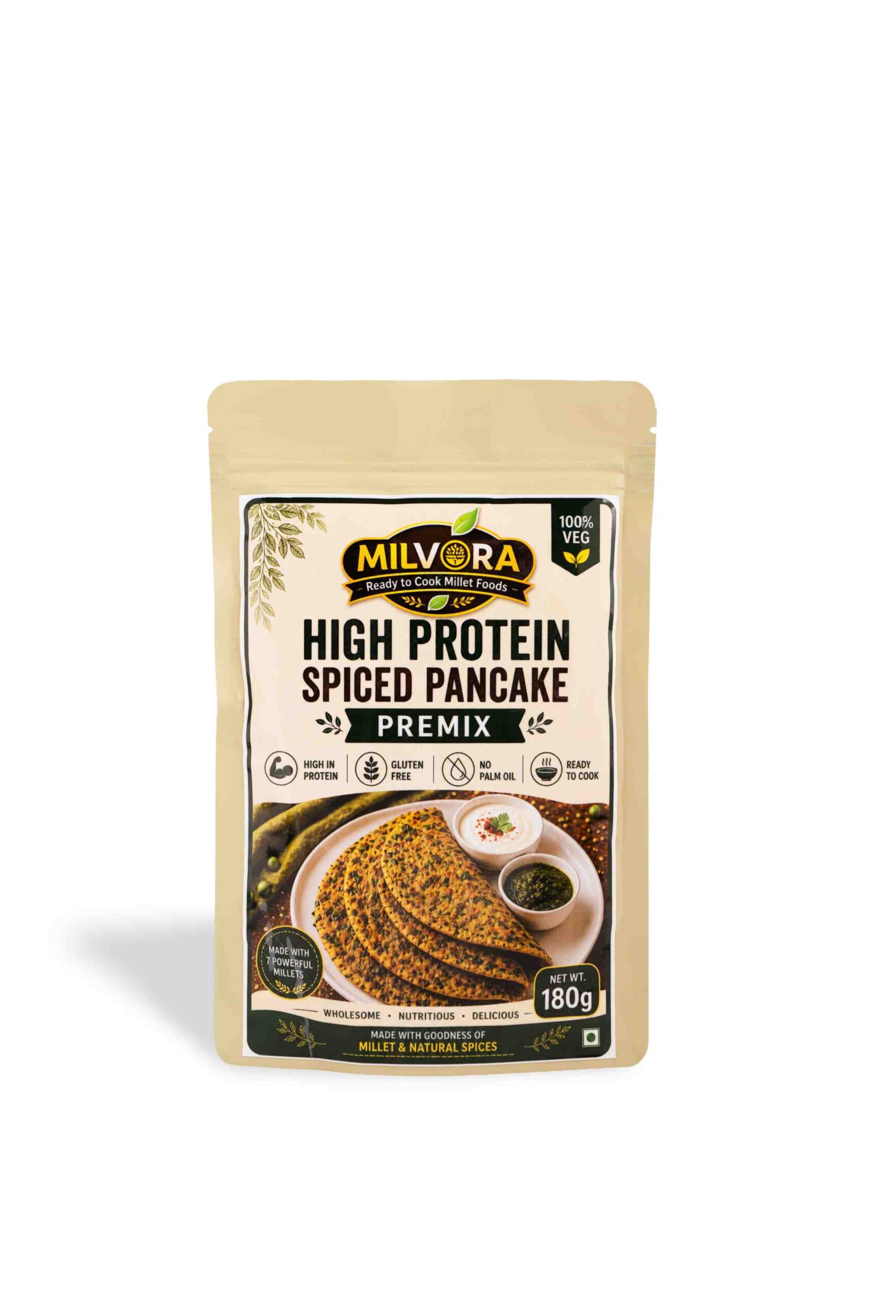 HIGH PROTEIN SPICED PANCAKE PREMIX