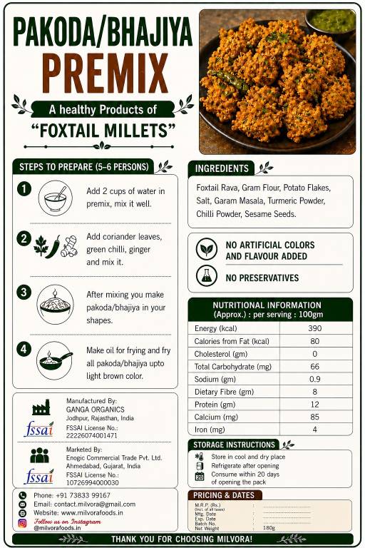 FOXTAIL PAKODA/BHAJIYA PREMIX - Image 3